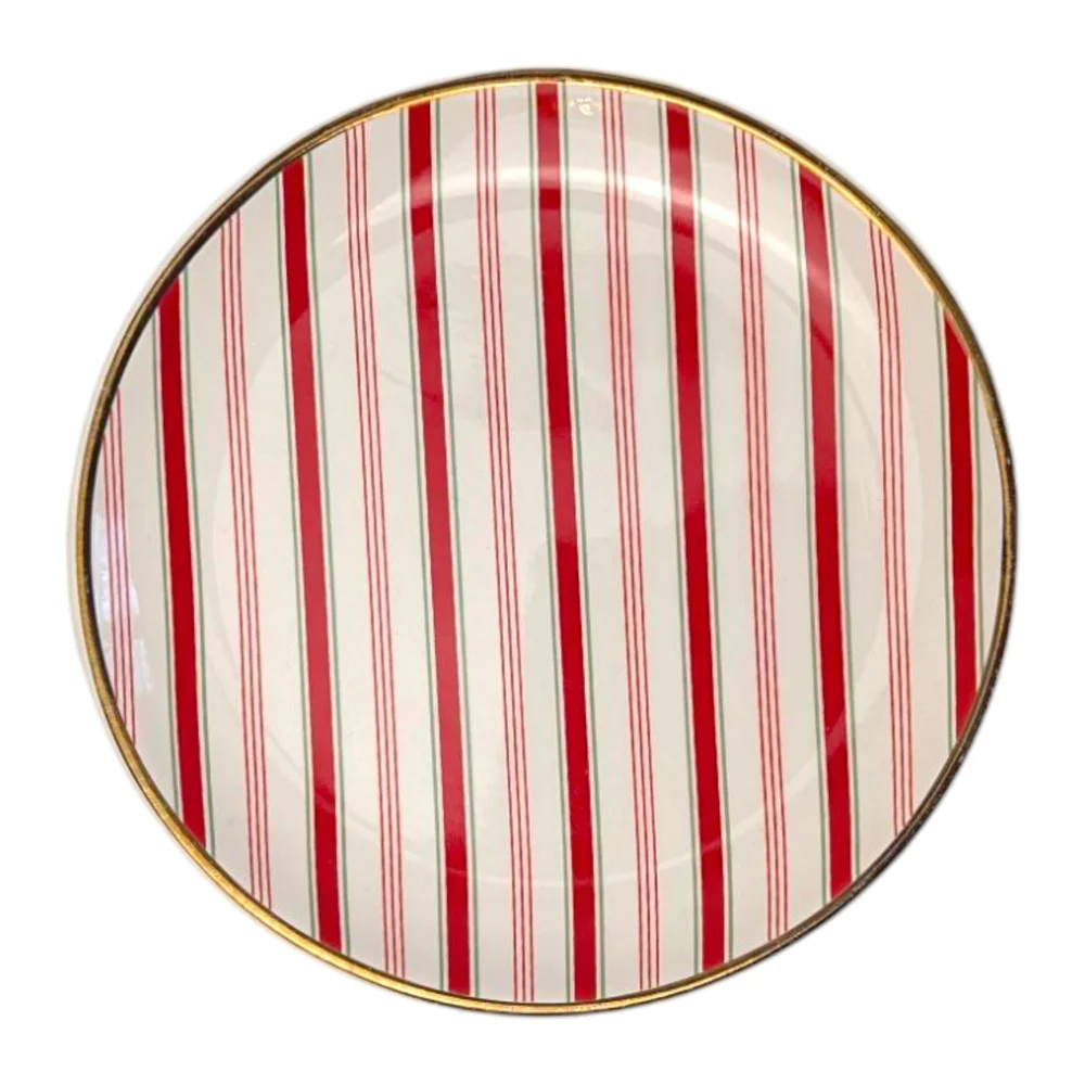 Vintage Christmas Plates Mixed Lot of 3 Santa Angel Seasonal Holiday Decor